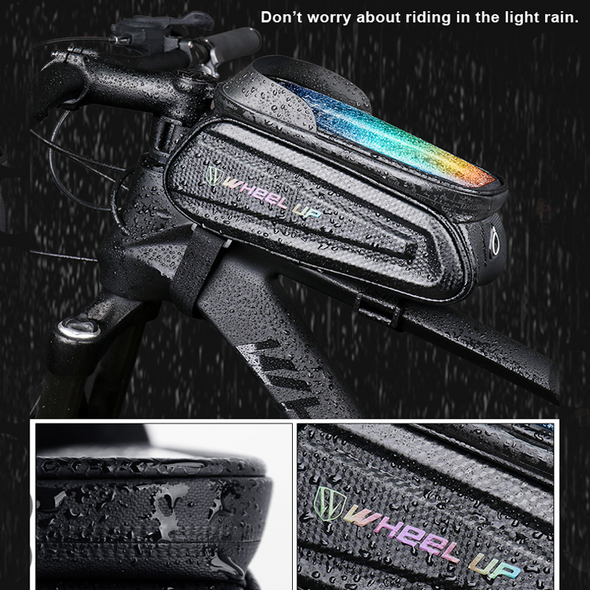 Rainproof Bike Bag Bicycle Front Cell Phone Holder With Touchscreen