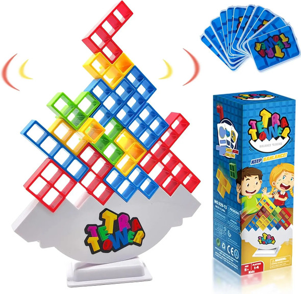 Tower Balancing Stacking Toys,Board Games for Kids & Adults, Balance Game Building Blocks,Perfect for Family Games, Parties, Tra Tower Balancing Stacking Toys,Board Games for Kids & Adults, Balance Game Building Blocks,Perfect for Family Games, Parties, Tra