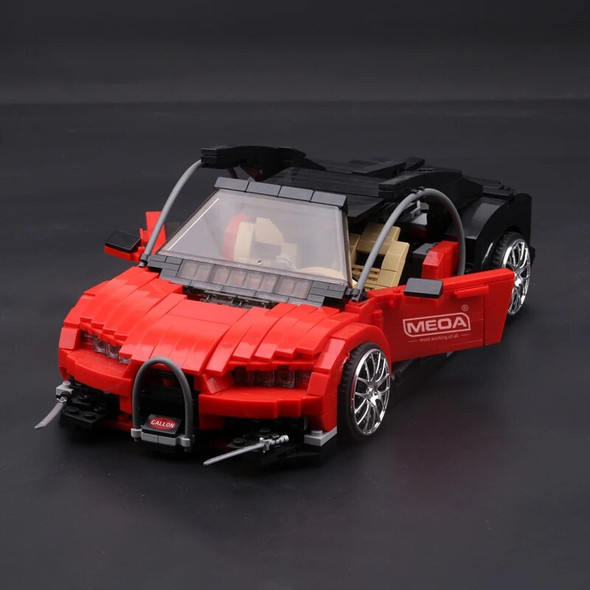 Building Blocks Sports car 03009 high-tech Series Gallon Racing Car Cool Model Kit Stacking Bricks Toys For Kids Birthday Gift