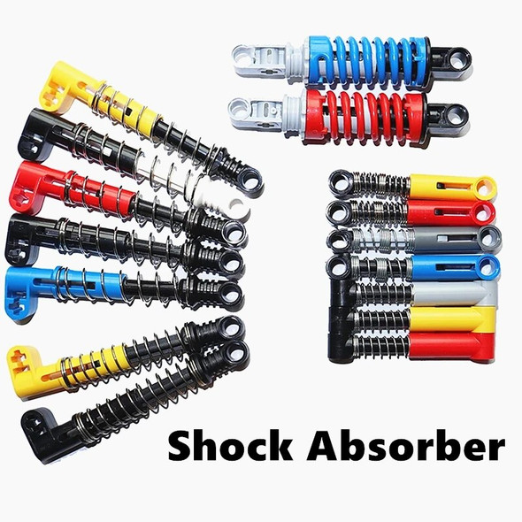 Technical Parts Hard Soft Spring Shock Absorber Building Blocks Compatible 76138 79717c01 95292c01 731c04 731c06 MOC Bricks Toys