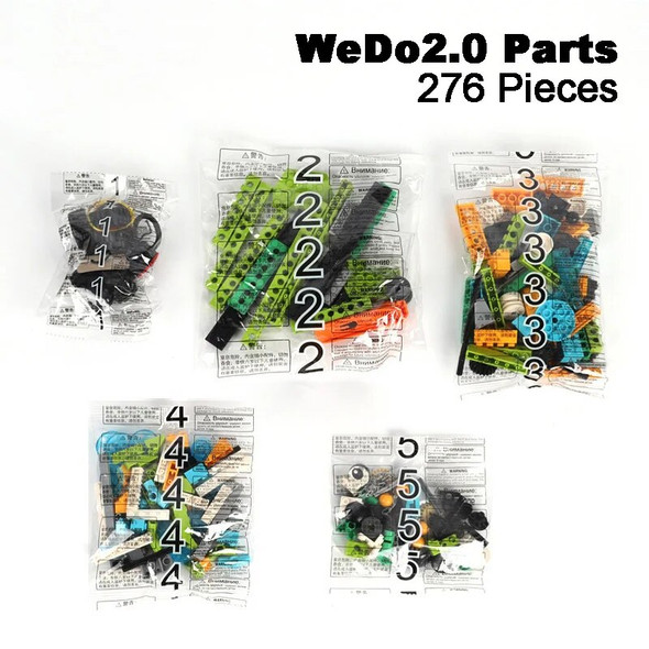 276Pcs/lot MOC Educational Building Blocks Bricks Techncial Beams Gears Axle And Connectors Parts For 45300 WeDo 2.0 DIY Toys 276Pcs/lot MOC Educational Building Blocks Bricks Techncial Beams Gears Axle And Connectors Parts For 45300 WeDo 2.0 DIY Toys