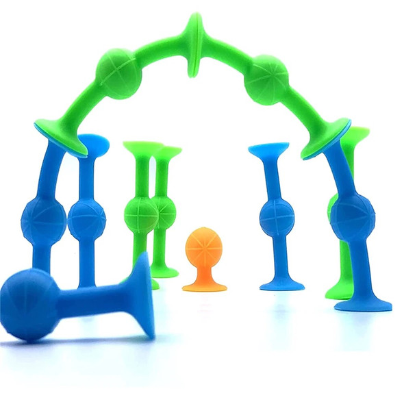 New Soft Building Blocks Darts Sucker Toys Soft Silicone Sucker Darts Family Interactive Toy Decompression Indoor Throwing Games