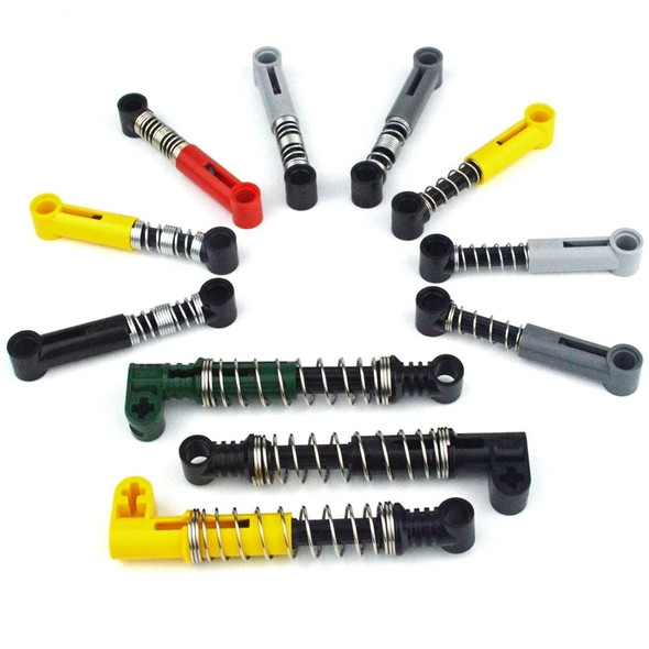 Technical MOC Parts Building Blocks soft hard Spring Self-Locking Bricks Shock Absorber Accessories spring 18404 76138 76537