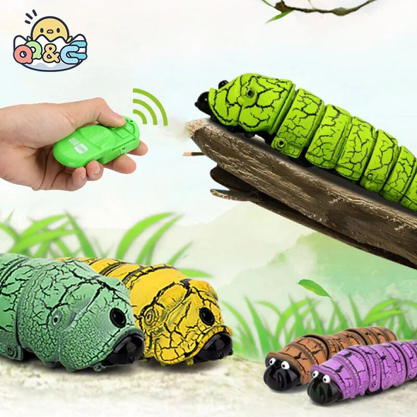 Simulation Tricky RC Caterpillar Robot Simulated Cute Animals Remote Control insects Halloween Toys for Kids Children's Gifts Simulation Tricky RC Caterpillar Robot Simulated Cute Animals Remote Control insects Halloween Toys for Kids Children's Gifts