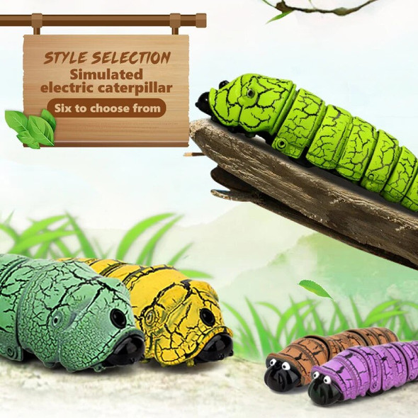 Simulation Carpenterworm Rc Caterpillar Robot Simulated Cute Animals Worm Remote Control Insects Toys for Kids Children's Gifts