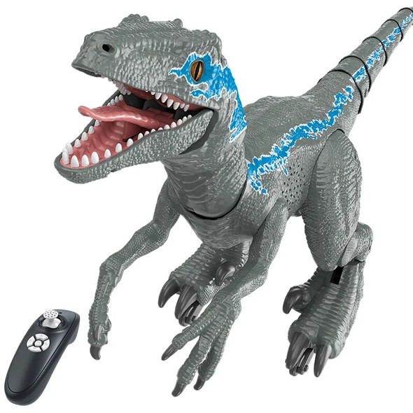 2.4G RC Dinosaur Intelligent Raptor Remote Control Jurassic Dinosaur Toy Electric Walking Animals Toys For Children 2.4G RC Dinosaur Intelligent Raptor Remote Control Jurassic Dinosaur Toy Electric Walking Animals Toys For Children