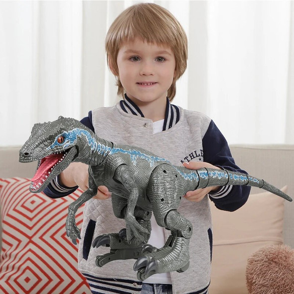 2.4G RC Dinosaur Intelligent Raptor Remote Control Jurassic Dinosaur Toy Electric Walking Animals Toys For Children