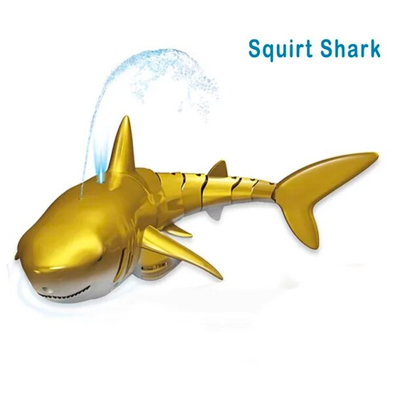 Remote Control Shark Electric Swimming Fish High Simulation Underwater RC Animals Robots Bath Toys for Kids Children Tub Pool