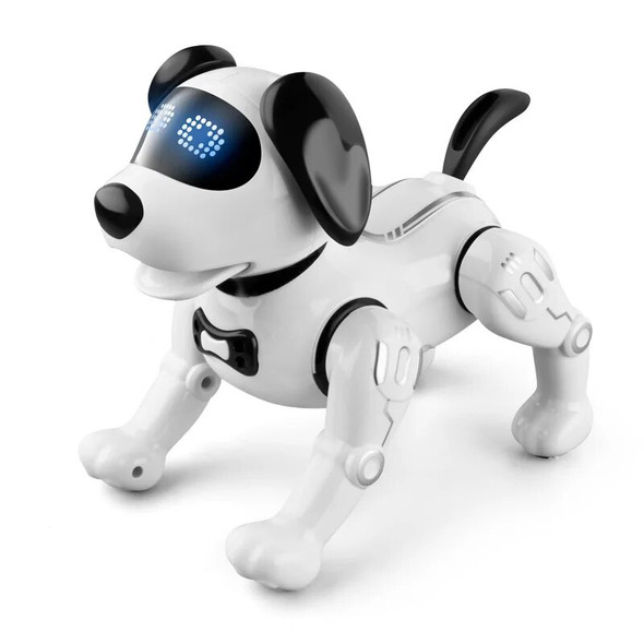 Remote Control Robot Dog Toy with Touch Function and Voice Rc Dog Robots Toys for Kids Smart & Dancing Imitates Animals Mini Pet