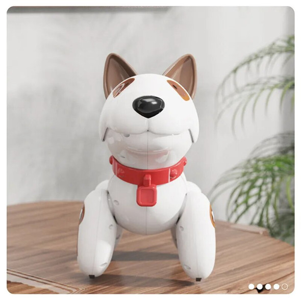 Simulation Pet Dog 2.4G Remote Control RC Robot With Walking Singing Dancing Sound Intelligent Programming Animal Pet Dog Gifts