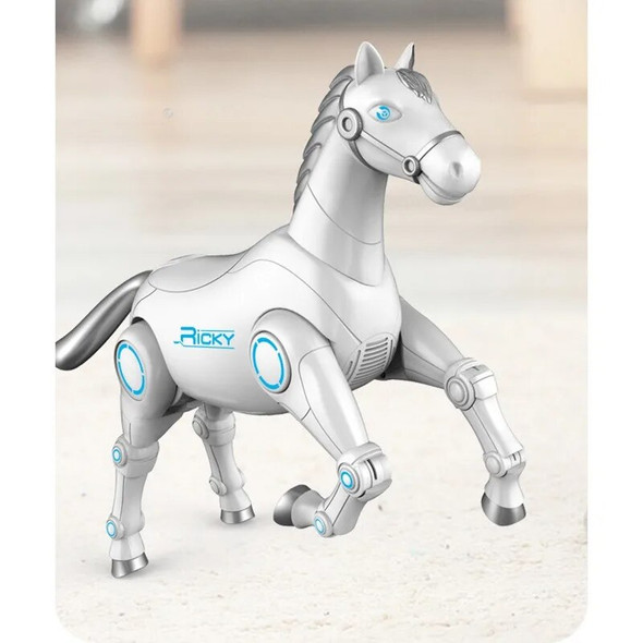 intelligent Mechanical Horse RC Animal Horse Simulative Singing Dance Voice Control RC Robot Horse Prank Joke Kids Pet Toys Gift
