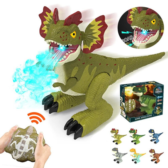 Remote Control Dinosaur Toys Electric RC Tyrannosaurus Rex Animal Model Light Walking Animals Toys With Music Dance Kids Gift