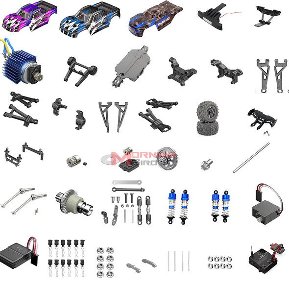 MJX Hyper Go RC Car Parts Remote Control Car H16H 16207 16208 16209 16210 Modified Accessories Differential Shock AbsorberTire