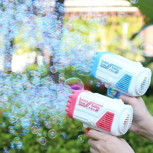 32-Hole Electric Bubble Gun Automático Gatling Bazooka Bubble Maker Máquina Crianças Presente Verão Outdoor Soap Bubbles Blower