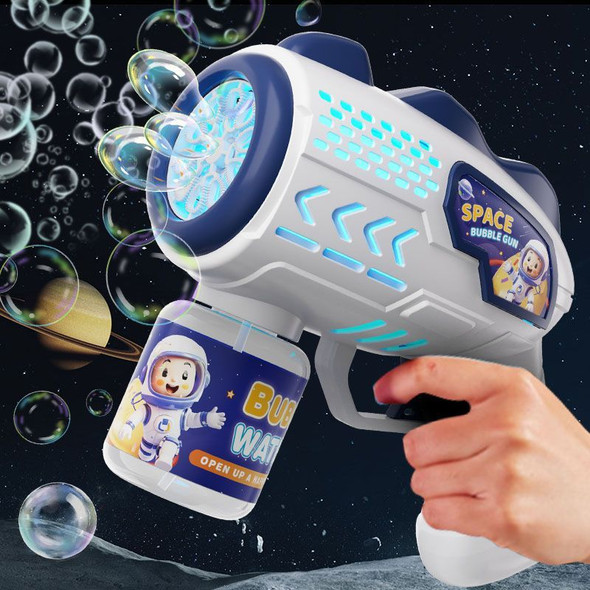 Astronaut Electric Bubble Gun Kids Toy Bubbles Machine Automatic Soap Blower with Light Summer Outdoor Party Games Children Gift