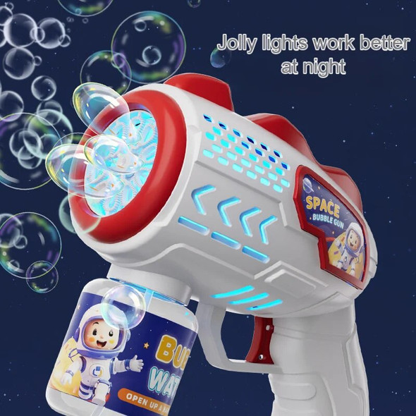 Astronaut Electric Bubble Gun Kids Toy Bubbles Machine Automatic Soap Blower with Light Summer Outdoor Party Games Children Gift