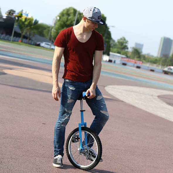 Adjustable Saddle Unicycle Balance Bike Color Aluminum Alloy Rim