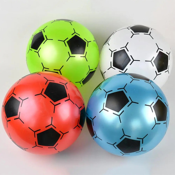 9 Inch Children Inflatable Pvc Soccer Ball Toy Football Shape Bouncing Ball Gift For Kids Inflatable Toys Random Color