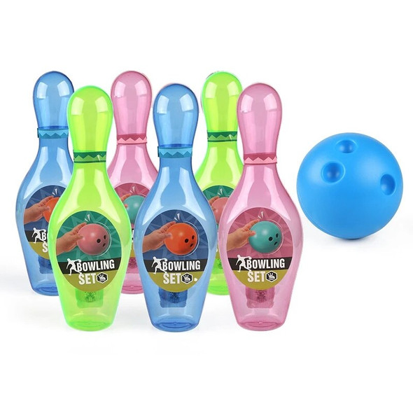 2023 Hot-1Set Lighting Bowling Game Set Indoor Luminous Bowling Parent-Child Games Electric Sports Toys Funny Baby Outdoor Toys