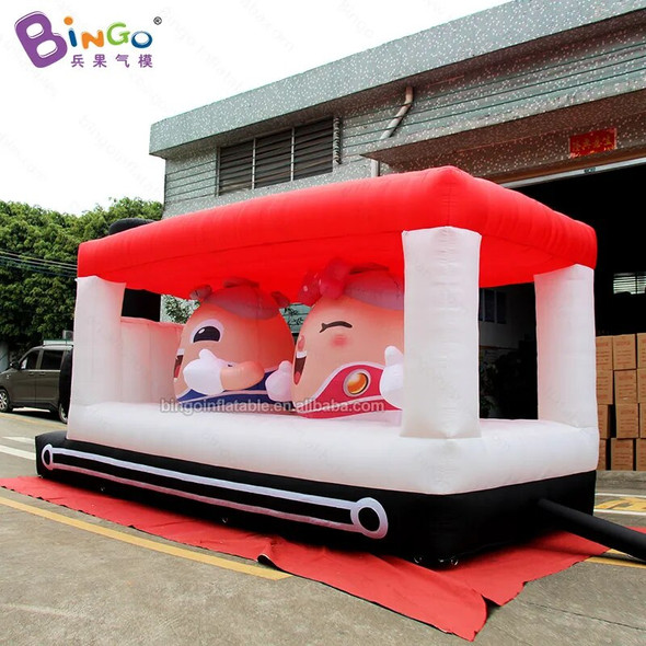 Hot Sale 6 Meters Long Inflatable Cartoon Car Cute Kids Train Model Toys Balloon For Decoration