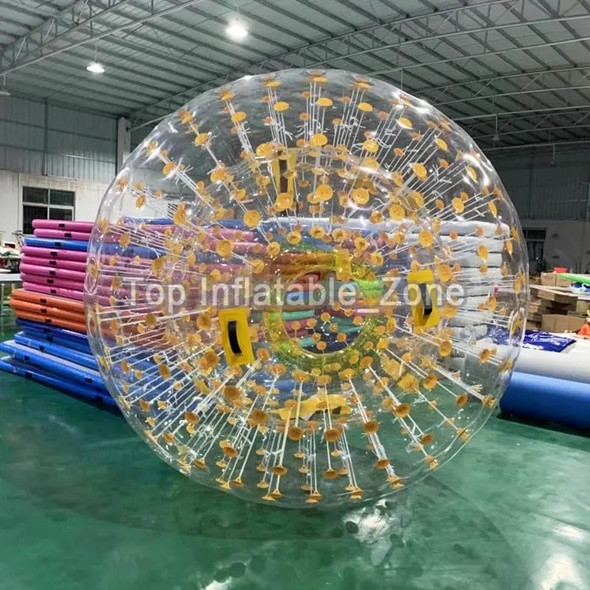 PVC Zorb Ball For Human Hamster Ball Transparent Water Zorb Bumper For Hill/Beach/Lake Grass Ball Customized