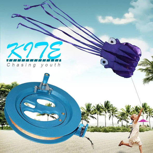 16cm Kite Reel ABS Plastic Blue Kite Reel Grip Machine Kites & Accessories Pizies Single Unisex Winder Flying Tools