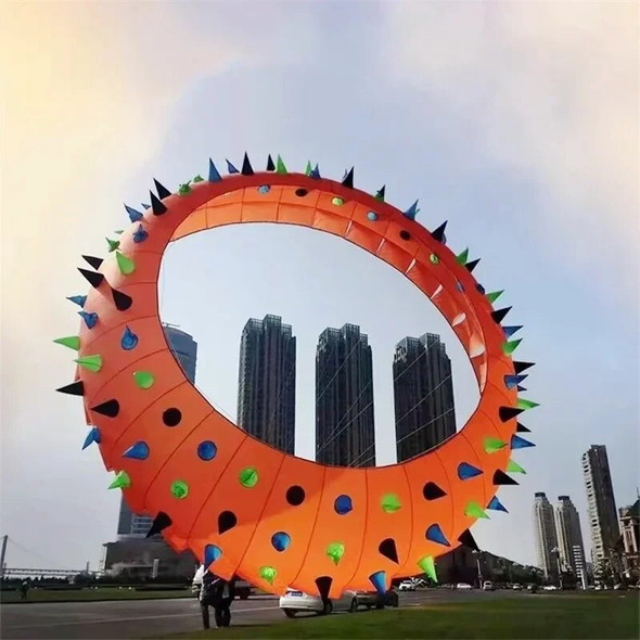 Free shipping large kite ring flying windsocks kites factory kite accessories parachute professional soft 3d kite windsurfing