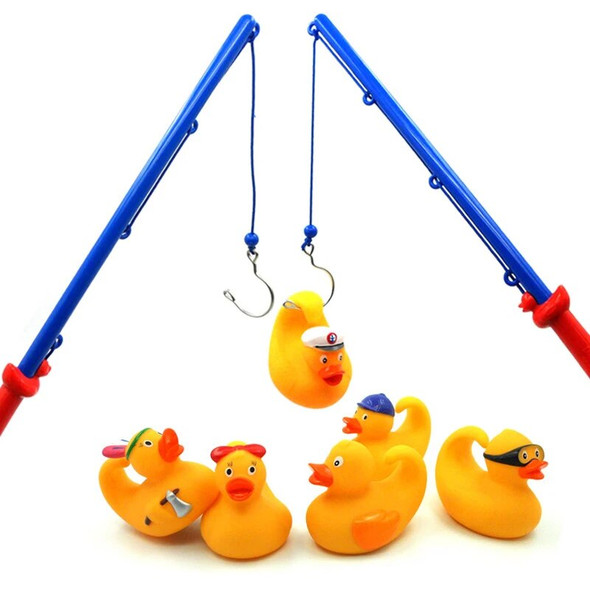 Children's Playing Water Duckling Fishing Duckling Parent-child interactive Toys Game Kids Fish Baby Bath Toys Outdoor Toys