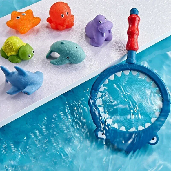 Water Spray Bath Toys Swimming For Summer Play Water Fishing Bath Kids set Baby Toys Summer