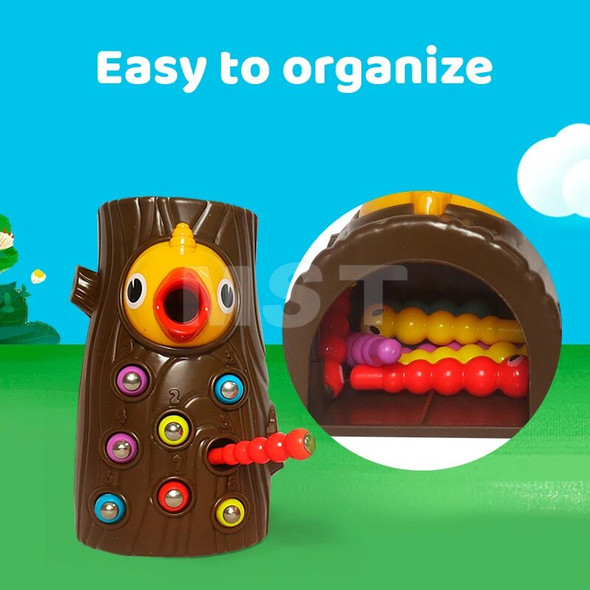 Magnetic Woodpecker Catching Worms Game Bird Eating Bugs With Stump Early Learning Educational Toys Magnet Fishing For Kids Gift Magnetic Woodpecker Catching Worms Game Bird Eating Bugs With Stump Early Learning Educational Toys Magnet Fishing For Kids Gift