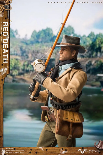 1/6 of the Action Figures Model DAMTOYS VTS TOYS VM026 the cowboys of the west Fishing rod