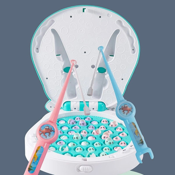 Fishing Game Toys For Kids - 4 In 1 Hippo Magnetic Fishing Toys With Music Story - Learning Toys For 3+ Year Old