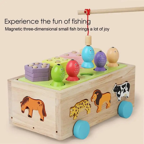 Shape Sorter Stacking Sorting Toys For Kids Magnetic Fishing Game Early Learning Toys Montessori Motor Skills Toy For 3 4 5