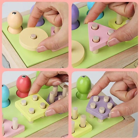 Toddler Shape Sorter Stacking Sorting Toys For Kids Magnetic Fishing Game Early Learning Toys Montessori Motor Skills Toy For 3 Toddler Shape Sorter Stacking Sorting Toys For Kids Magnetic Fishing Game Early Learning Toys Montessori Motor Skills Toy For 3