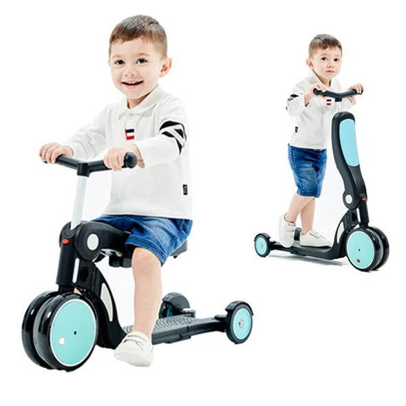 Toys & Hobbies Outdoor Fun & Sports Ride On Toys & Accessories Ride On Cars Multifunctional children's tricycle kids scooter new