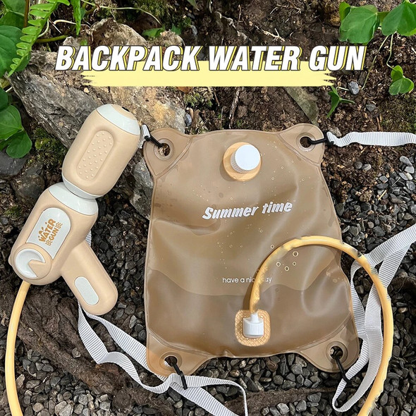 New Backpack Water Gun Kids Toy Water Blaster Laarge Capacity Soakers Summer Outdoor Beach Shooting Party Games Children Gift