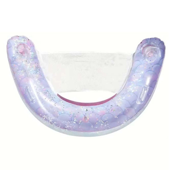 Inflatable Water Hammock Multi-purpose Glitter Water Toy Pool Accessories Suitable for Enjoy Sunbathing SP99