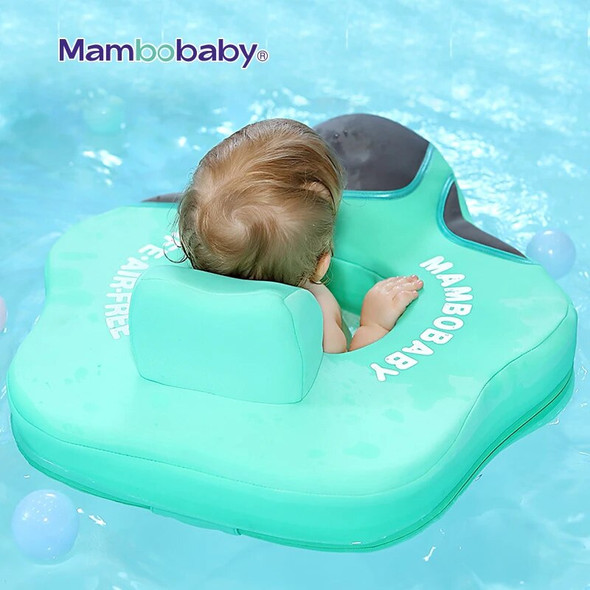 Mambobaby Non-Inflatable Baby Swim Floating Seat Ring Floats Infant Swimming Ring Float Pool Water Fun Accessories Boy&Girl Toys