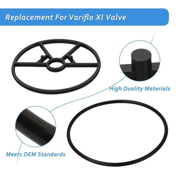 Elastic Valve O-ring Pool Spa Replacement Parts Valve Rebuild Kit for Varifloxl 1-1/2 Ring Gasket Multiport Valve Sp-714t