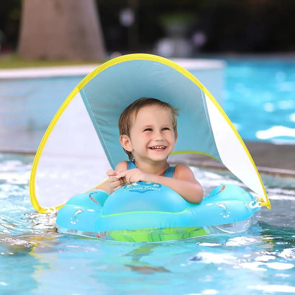 Baby Swimming Rings Sun Protection Sunshade Inflatable Pool Kid Water Party Toys