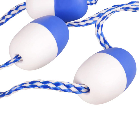 5.5m Swimming Pool Safety Separation Line with 11 Floats & 2 Hooks Swimming Pool Lane Line Rope for Swimming Competition