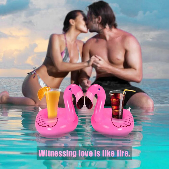 60 Pcs Inflatable Drinks Cup Toy Holder Pool Floats Bar Coasters Floatation Devices Children Bath Toy