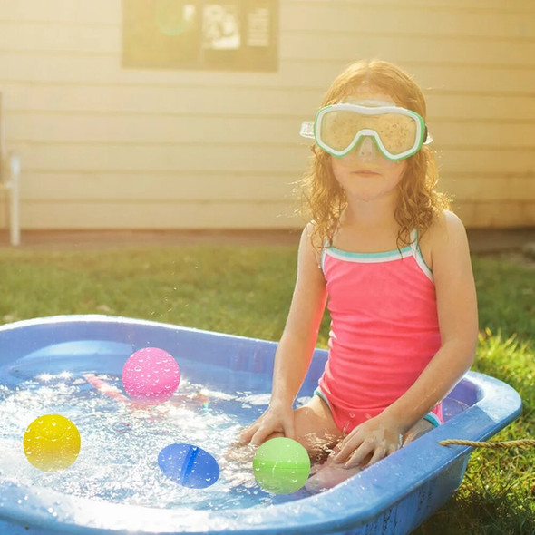 Refillable Water Bomb Reusable Summer Water Toy Easy Quick Fill Outdoor Activities Water Games Toys Swimming Pool Party Supplies