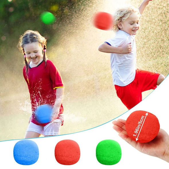 10Pcs Water Balls Beach Sports Reusable Water Balloon Kids Pool Game Toys Outdoor Interactive Summer Soaking Water Splash Ball