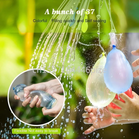 Filling Water Balloons Funny Summer Outdoor Toy Balloon Bundle Water Balloons Bombs Novelty Gag Toys For Children