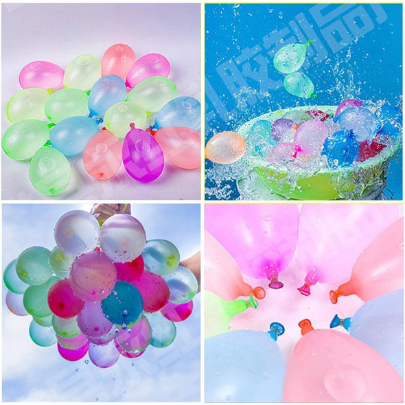 Station Hand Balloon Filler Inflator With 500 Water Balloons For Kids Outdoor Water Fun Random Color