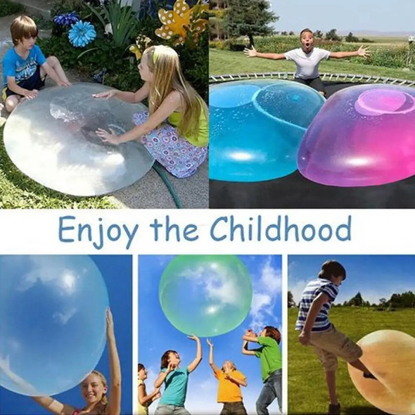 40/60/80/130cm Giant Elastic Water-filled Ball TPR Interactive Swimming Pools Toy Water Filled Ball Water Balloons for Beach