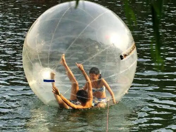 2m TPU Water Walking Ball Water Zorb Ball Giant Inflatable Ball Zorb Balloon Inflatable Dance water ball with free shipping