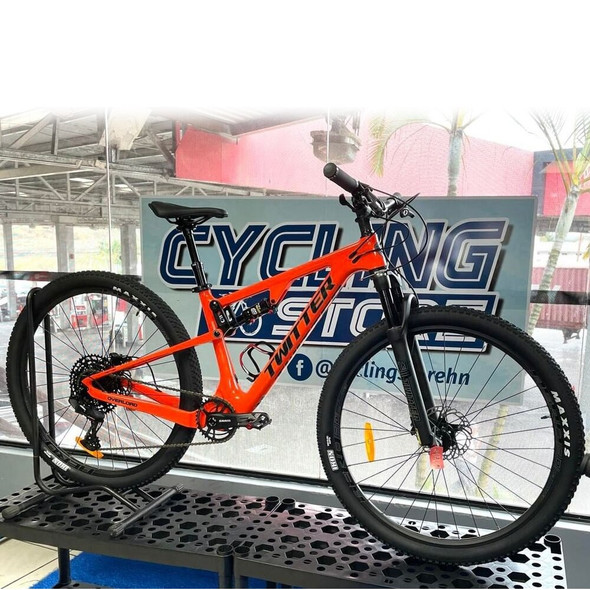 Twitter OVERLORD 27.5 29er Full Suspension Carbon Mountain Bike Deore Twitter OVERLORD 27.5 29er Full Suspension Carbon Mountain Bike Deore
