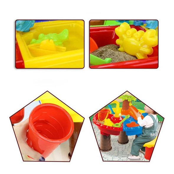 Summer Beach Toys Children Sand Water Table Creative Outdoor Garden Sandbox Set Toddler Play Sand Table Kids Play Water Game
